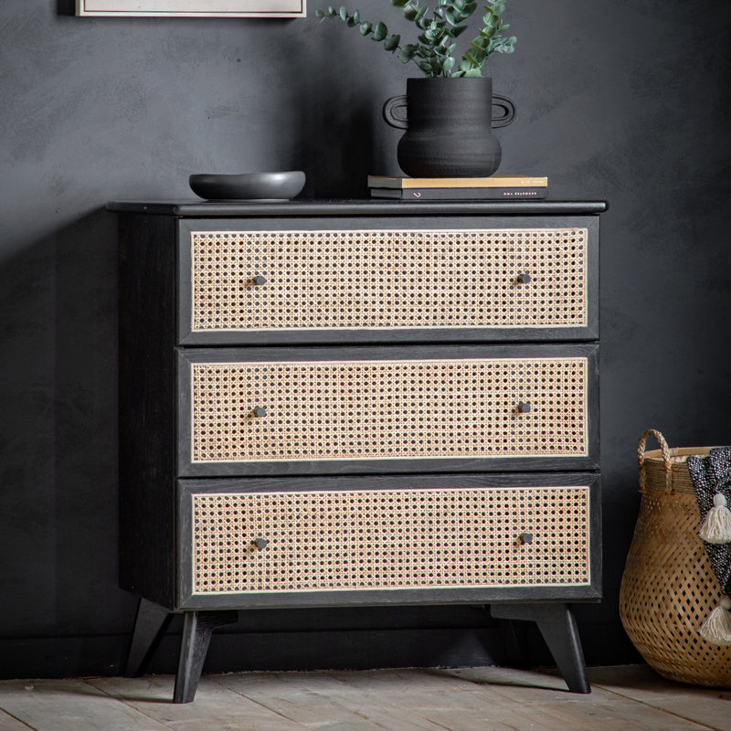Fobbs 3 Drawer 90Cm W Chest of Drawers