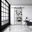 Metal and Glass Metro Barn Door-49257412