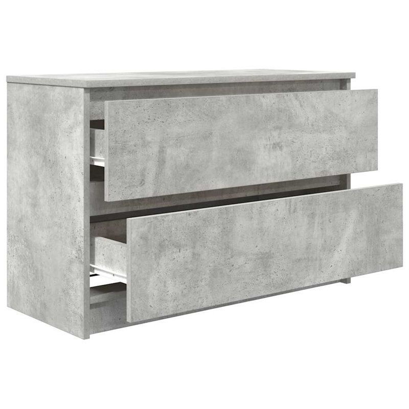  TV Cabinet 35x54 Cm Engineered Wood, 80 cm, Concrete Grey