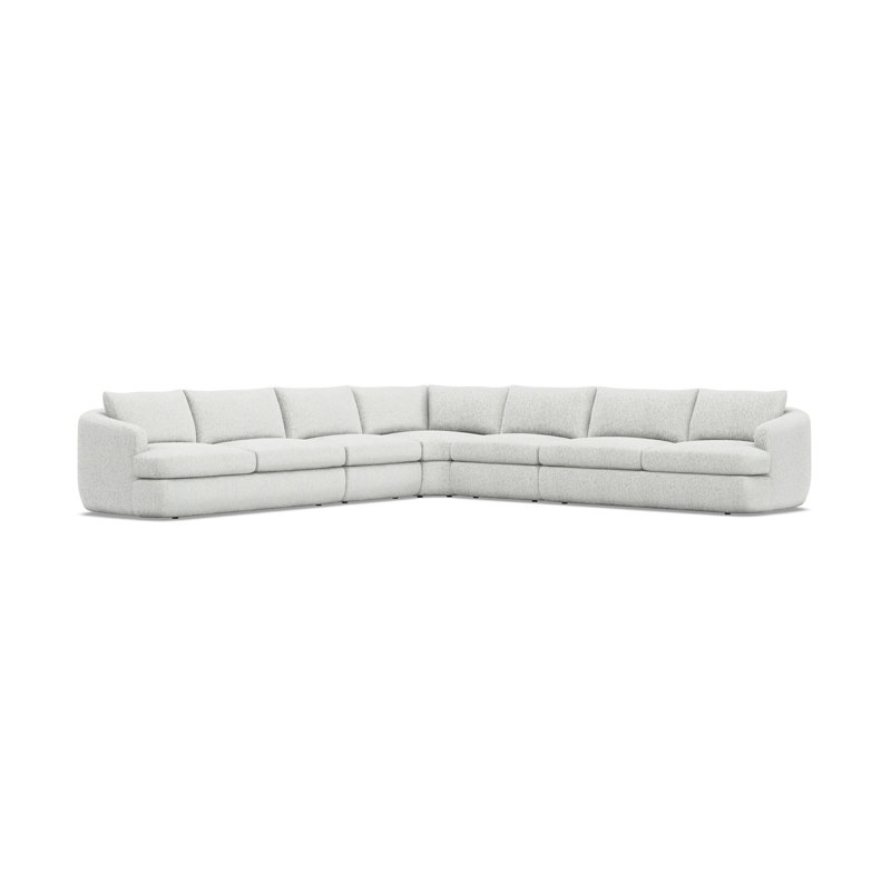 Jules Fabric 5 Pc Sectional, 1000-002