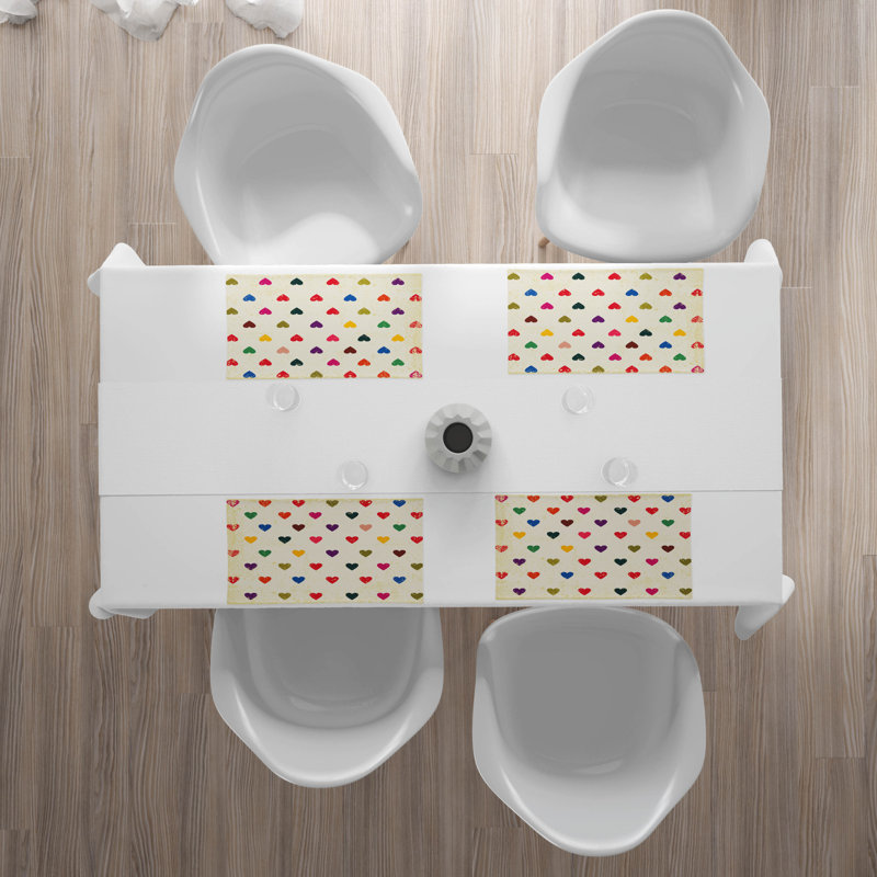 Polyester Abstract Rectangle Placemat