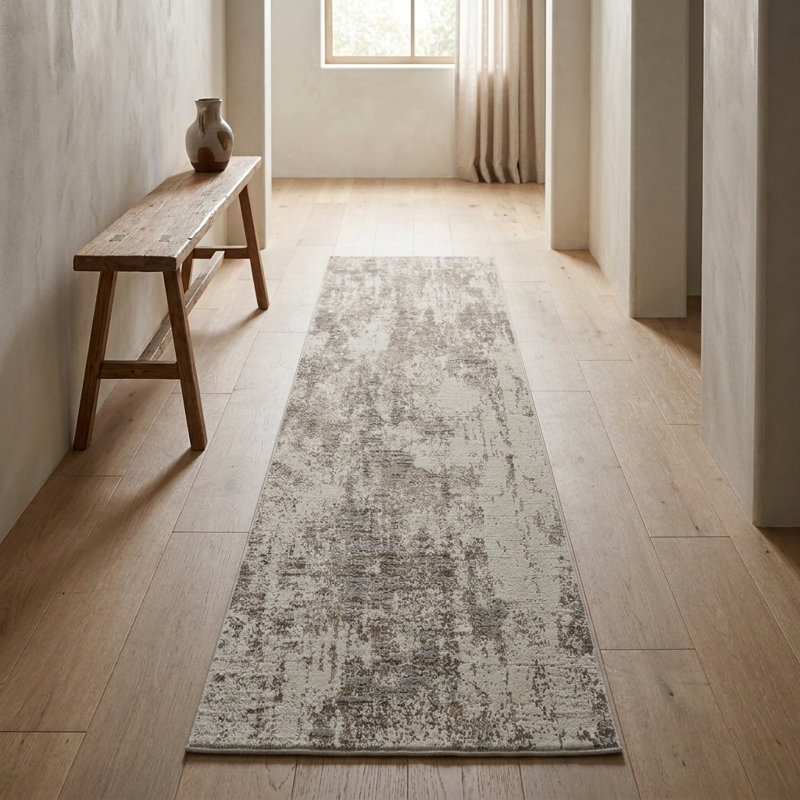 Tapis tissé à la machine Harbard, Tapis de couloir 2 pi 7 po x 10 pi