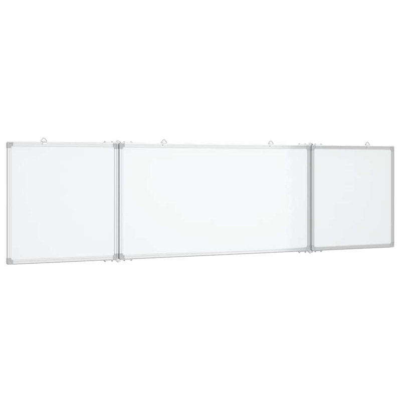  Magnetic Whiteboard Foldable 1.7 Cm Aluminium, 160 cm x 40cm x 1.7cm
