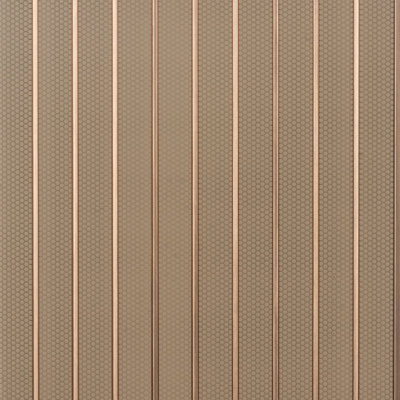 Murs en lattes de bois recouverts de polystyrène Honeycomb L 94,5 po x l 12 po x P 0,25 po