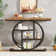 105 Cm Console Table with Storage Shelves
