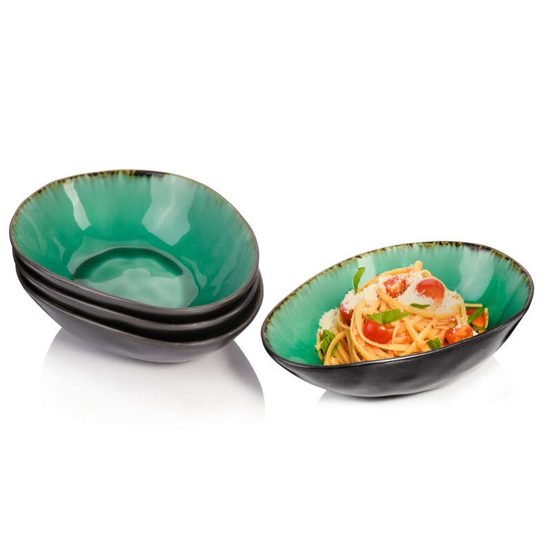 Ruffin 4 Piece Pasta Bowl, 5cm H x 24cm W