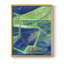 «Geometric in Cool I», reproduction encadrée - bois massif-491595461-491595464