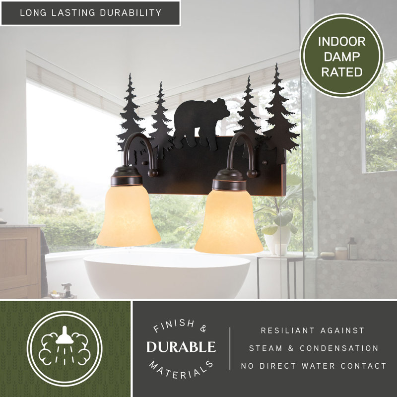 Jensen 2 - Light Dimmable Vanity Light, Bear