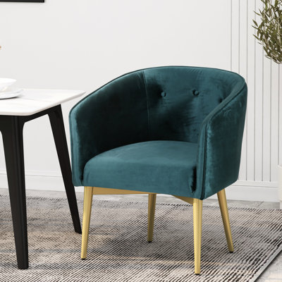 Chaise en velours Teal