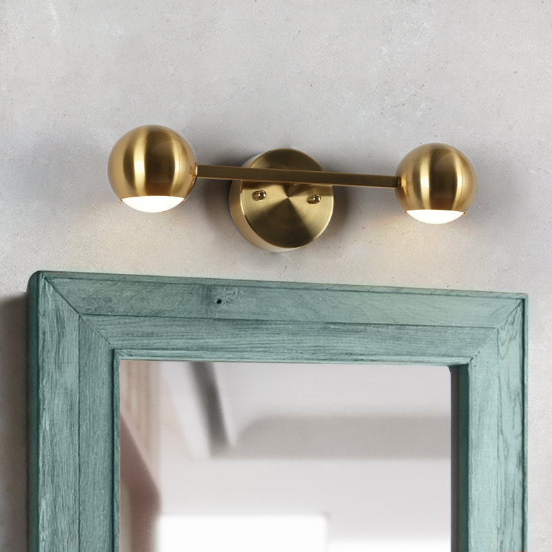 Éclairage pour salle de bain à intensité variable à DEL 2 lumières Bhage