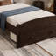 Lit plateforme simple avec tiroir de rangement et support à lattes de bois sans sommier-1971206850