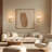 Alabaster Wall Sconce, Modern Spanish Natural Marble Bathroom Vanity Sconces for Bedroom Living Room Staircases-536411796