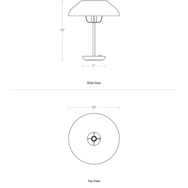Beau Table Lamp, Putty, Putty/White
