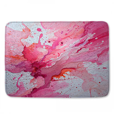 Tapis de bain abstrait