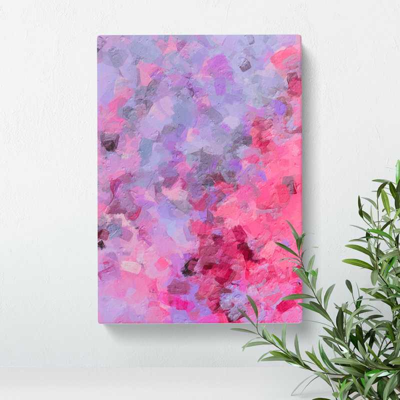 Heart Of Glass Abstract - Wrapped Canvas, 50cm H x 35cm W x 3cm D