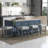 Ebern Designs 24.5" Bar Stool With Solid Rubber Wood Frame Humanized Footrest Kitchen-1809978355-1809978352