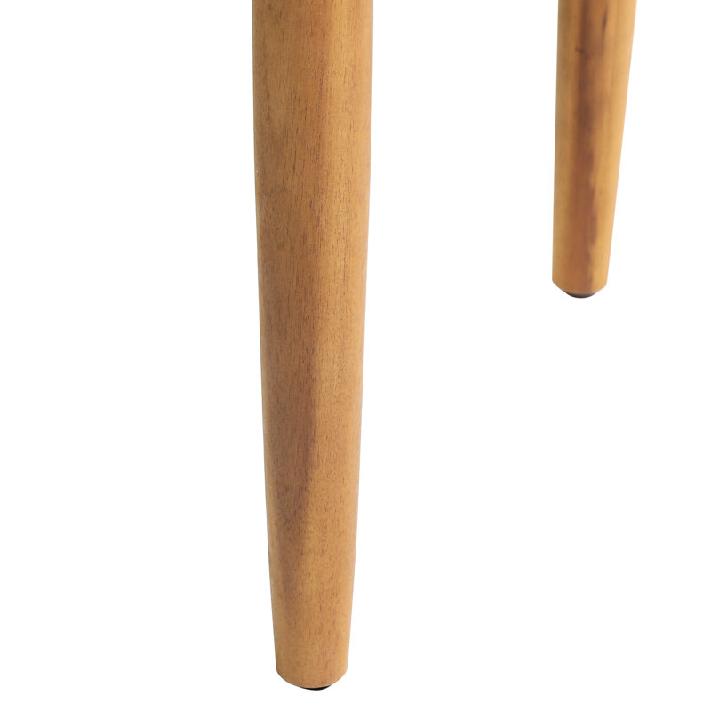 Table d'appoint rustique en bois, 51 x 51 x 46,5 cm, Table de style lattes, 50 x 50 x 46,5 cm, Hue