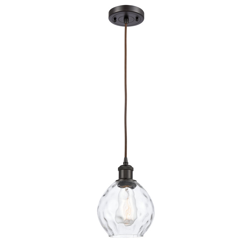 Jaron 1 - Light Single Pendant, Oil Rubbed Bronze, 3.5 Watt Vintage LED Bulb