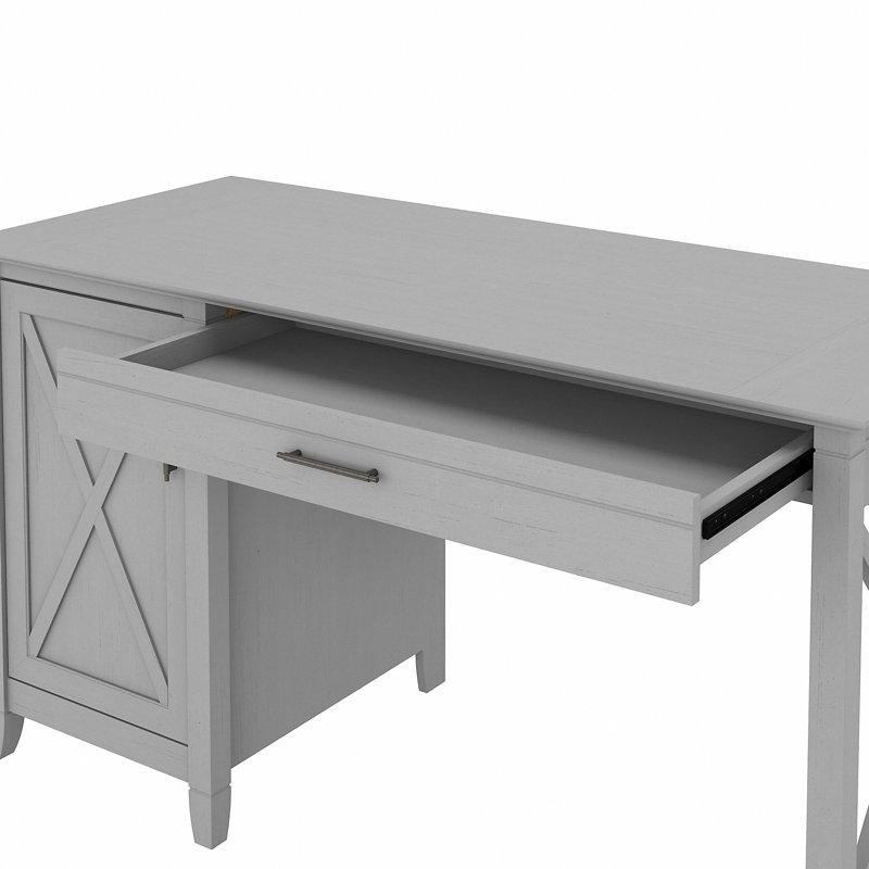 Huckins 3 Piece Computer Desk Office Set, Cape Cod Gray