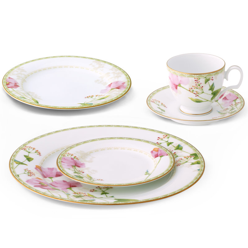 Couvert individuel 5 pièces Noritake Poppy Place