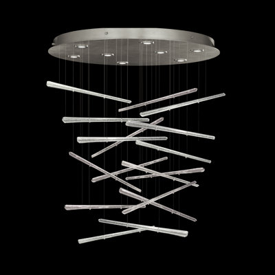 Luminaire suspendu géométrique à 8 lumières Elevate