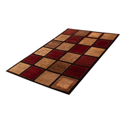 Tapis rouge Finest Peshawar Ziegler 6 pi 0 po x 9 pi 0 po