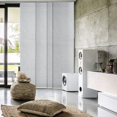 Sharmaine Signature-Loomed Sliding Room Semi-Sheer Blind