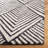 Rossville Geometric Handmade Tufted Wool Charcoal/Ivory Area Rug-913903790
