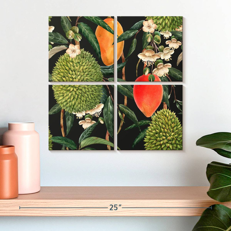 Fruits, 18" H x 18" W