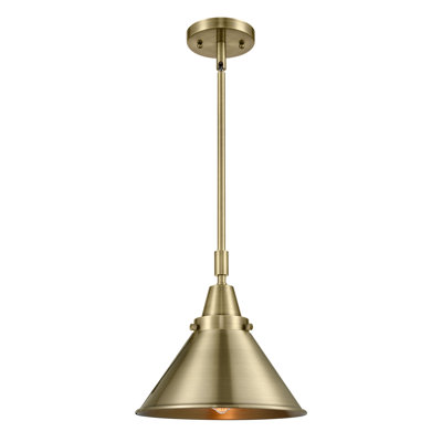 Luminaire suspendu conique à 1 lumière Cambarville