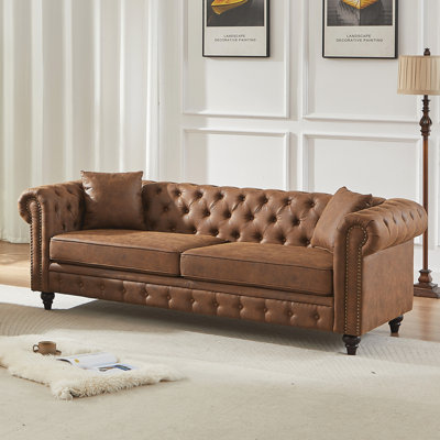 Canapé Chesterfield 85,5 po