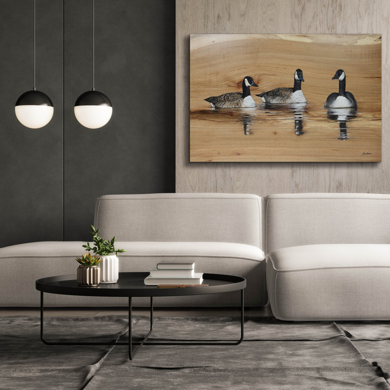 Toile épique «The Three Canadian» par Jim Brune, 60 po x 40 po, H 40 po x l 60 po