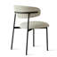 Chaise rembourrée avec pieds en métal-894426350
