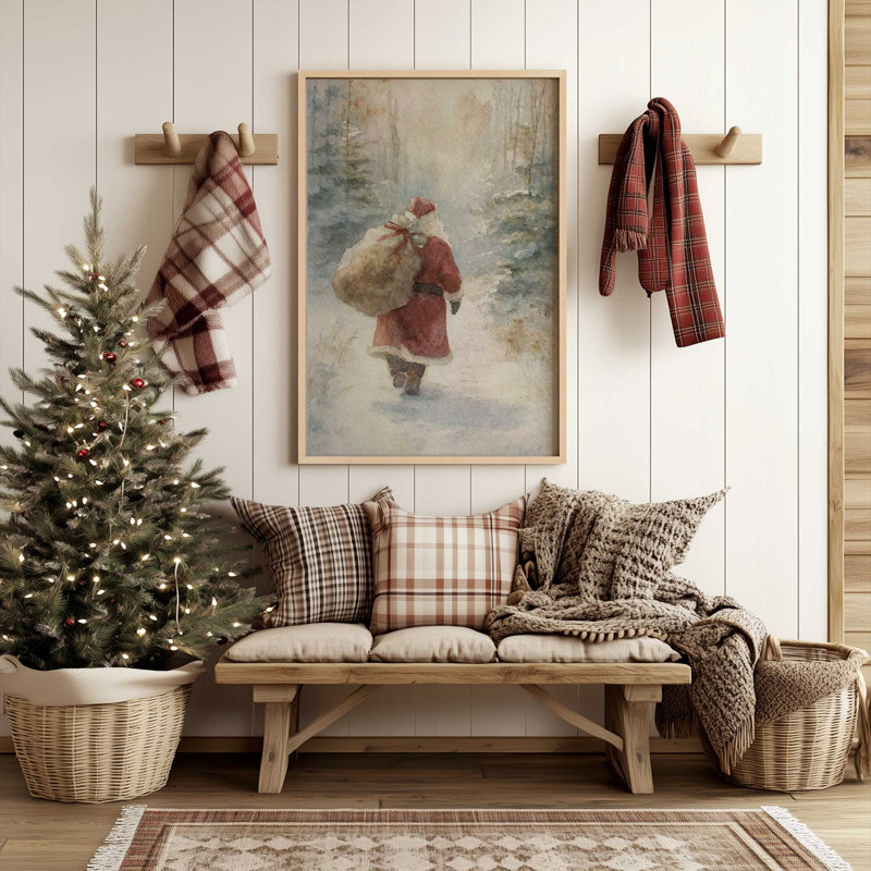 «Winter’s Journey», reproduction d'art, 12 po x 16 po, Chrome poli