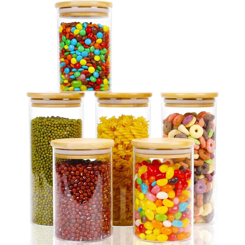 Glass Jar - Set of 6