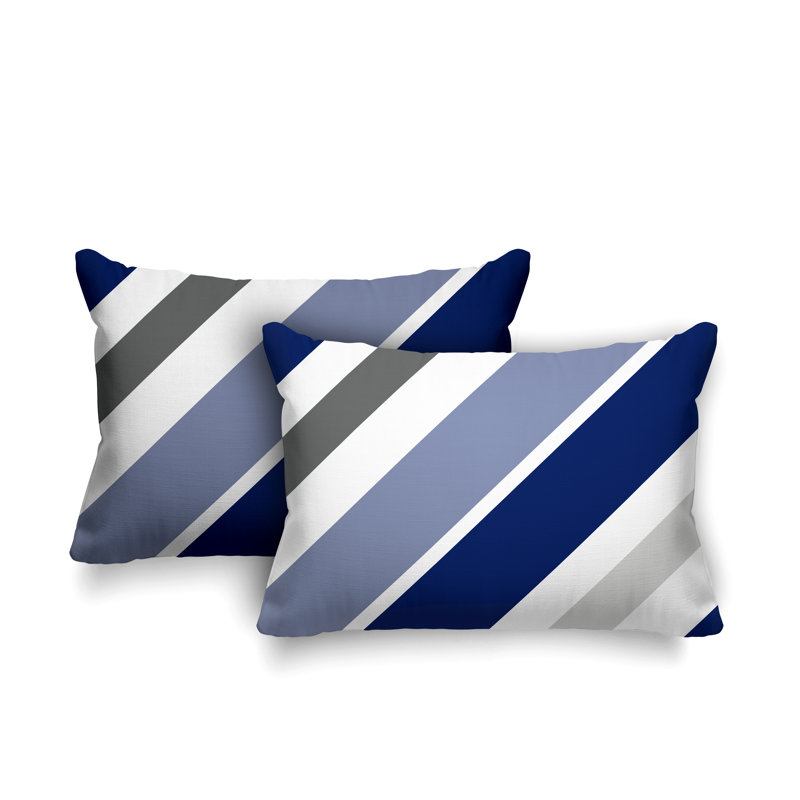 Coussin lombaire intérieur / extérieur Manda, Bleu marine