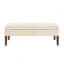 Banc capitonné avec rangement et garniture cloutée-1313429762