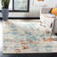 Tapis abstrait crème / orange / bleu Felty-1602229601