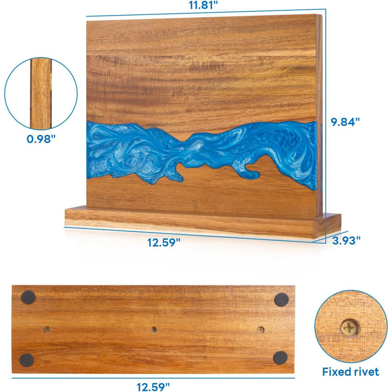 Porte-couteaux de comptoir à double face River Design