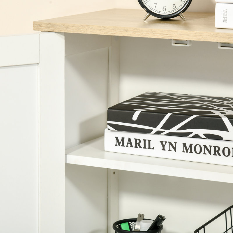 Armoire de rangement à 2 tablettes Cosgrove, Blanc