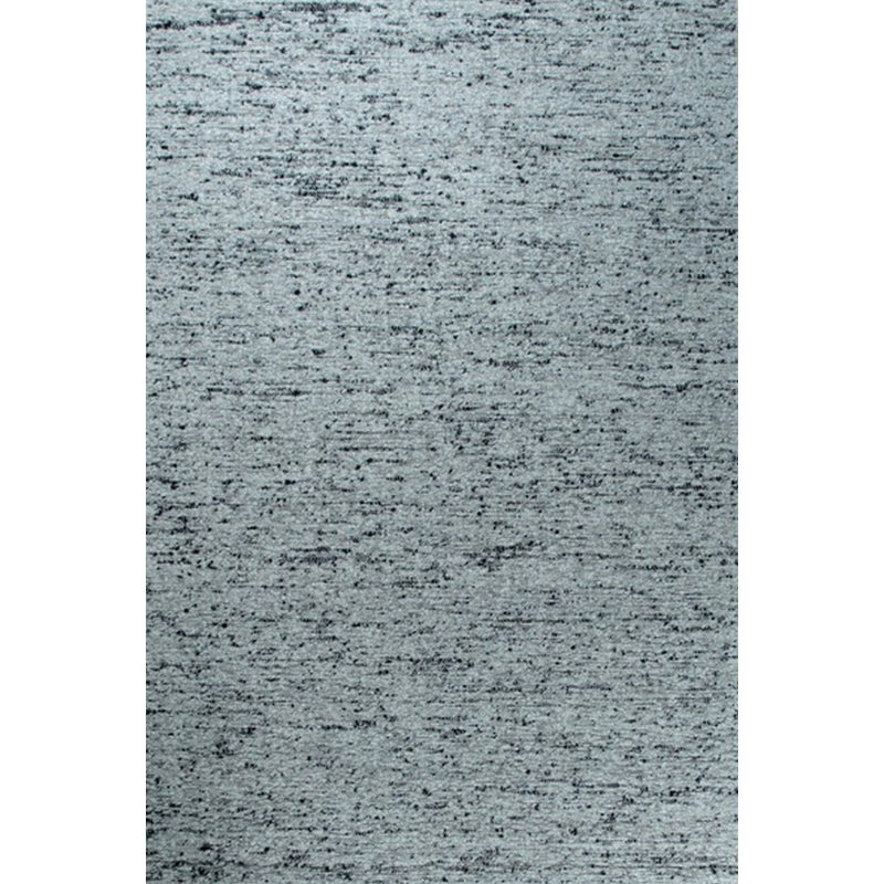 Tapis gris foncé en laine tissé à la main Kharan, Rectangle 6 pi x 9 pi