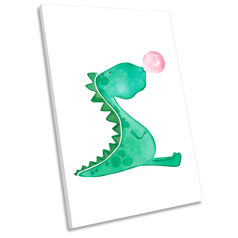 X8465 Dragon Bubble Gum Kids - Wrapped Canvas Art Prints, 76.2cm H x 50.8cm W x 2cm D