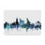 « varsovie pologne blue blue horizon », reproduction d’impression sur toile tendue-38704251