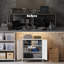 Armoire de rangement métallique de 101,6 cm (40 po) de hauteur avec 2 portes et 3 tablettes réglables. Parfait pour la maison, le bureau ou le garage.-340866729