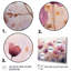 «Mauve Ethereal Blooms II - Abstract Botanicals», art mural sur toile-521211368-521211373