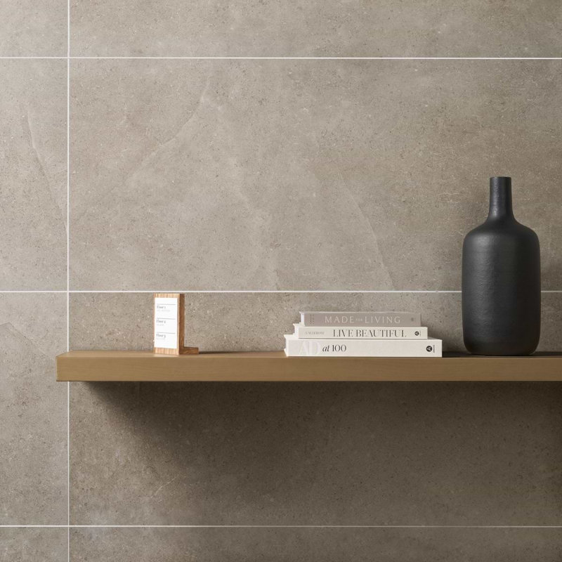 New Rock Tortora 24X48 Matte Porcelain Tile, Tortora Beige