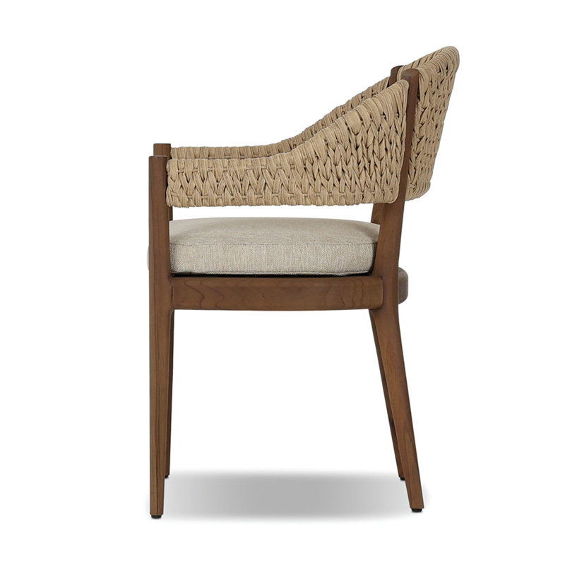 Atwood Outdoor Teak Dining Armchair