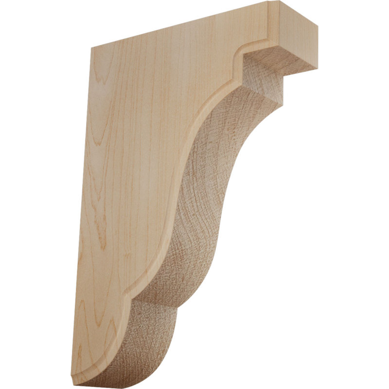 Support Bedford, Érable, 1,75 po X P 5 po X P 7,5 po H