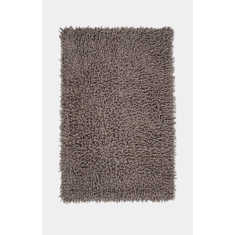 Hazem Bath Rug, Grey