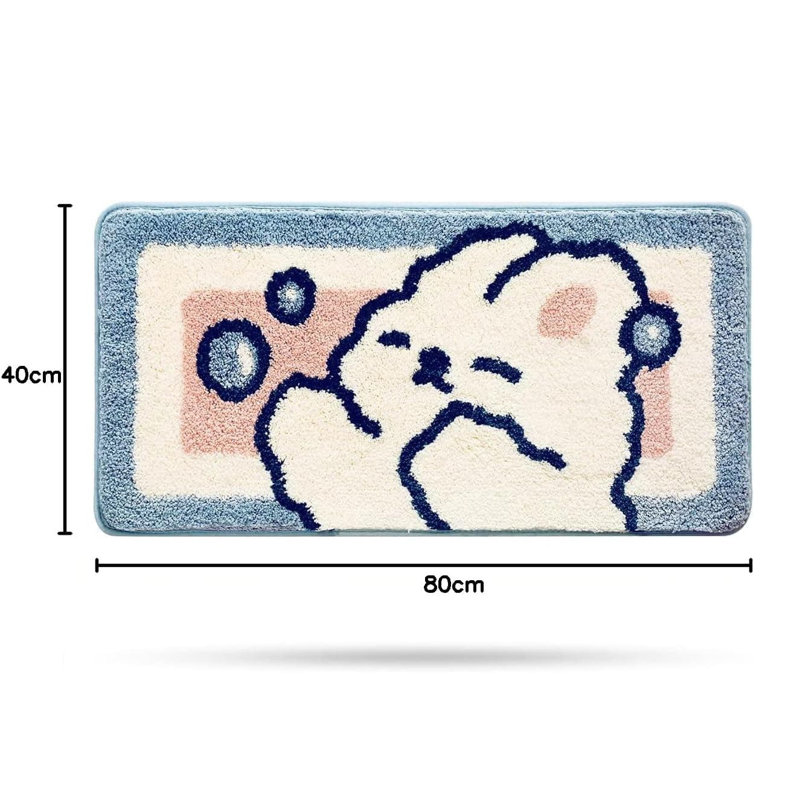 Non-Slip Rectangle Bath Mat